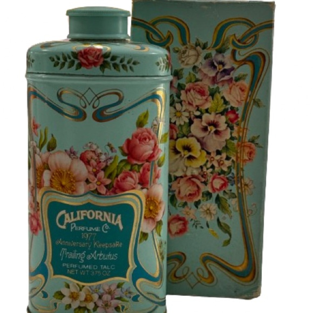 Avon Vintage Talc Tin